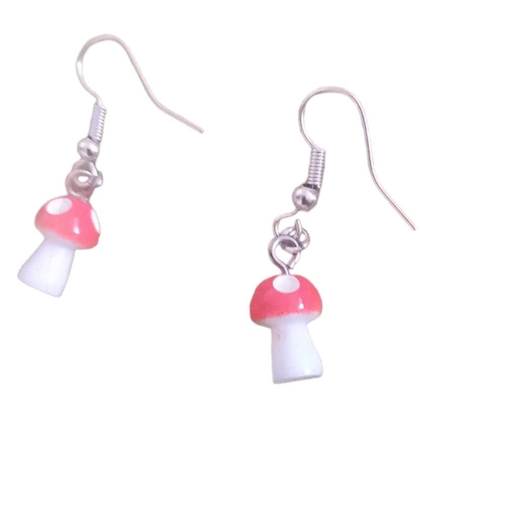Handmade mushroom Earrings